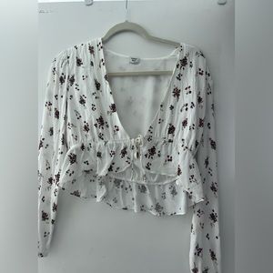 Longsleeve aritzia crop top